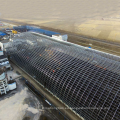ESPACIO DE CONEXIÓN DE CONEXIÓN DEL Bola de perno de alta calidad Estructura del techo Arch Barrel Shed para planta de energía